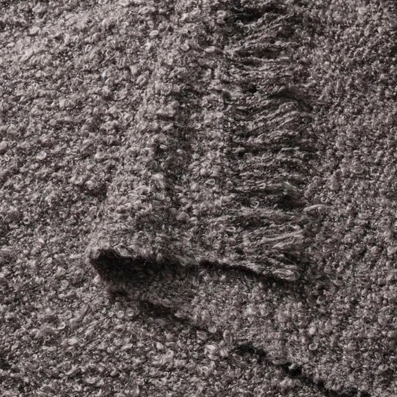 SANDBRODD Anthracite Throw Blanket - Picture 3 of 8